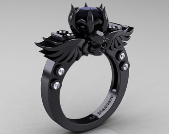 Black diamond engagement rings mn