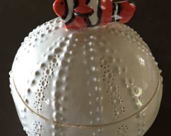 Custom Made Cookie Jar, Canister, Ceramic Cookie Jar, Lidded Jar