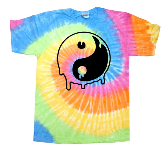 Yin Yang Pastel Tie Dye T Shirt 6129