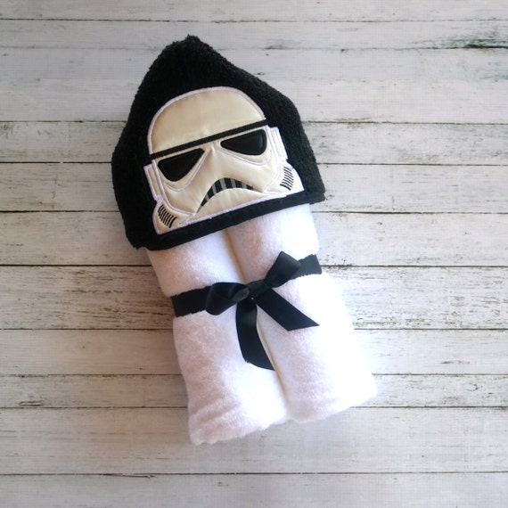 Storm Trooper Hooded Towel Star Wars by Withjustalittlegrace