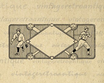 Printable Digital Baseball Bat Image by VintageRetroAntique
