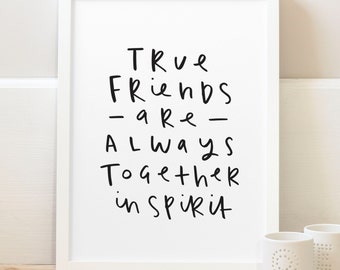 Unique friendship quote related items | Etsy