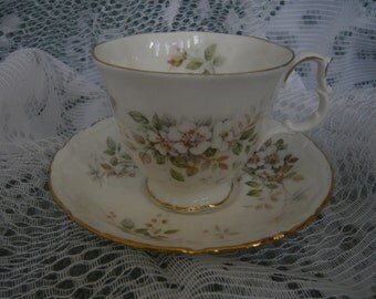 Vintage Royal Albert HAWORTH Cup and Saucer circa 1982