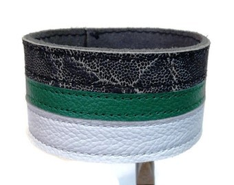 Mens bracelets, mens leather cuffs, mens bracelet cuffs, mens wristbands, mens armbands, gray green, leather armband, leather wristband.