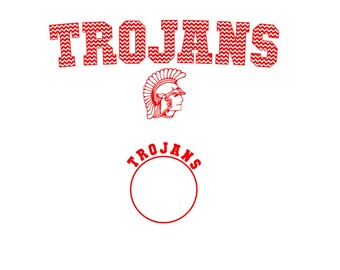Trojans Jersey Set SVG Silhouette Studio Eps Pdf PNG vinyl cutting file