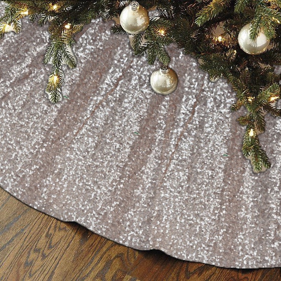 sale sequin tree skirt chagne sequin tree by sparklesoiree sale sequin tree skirt chagne sequin tree by sparklesoiree