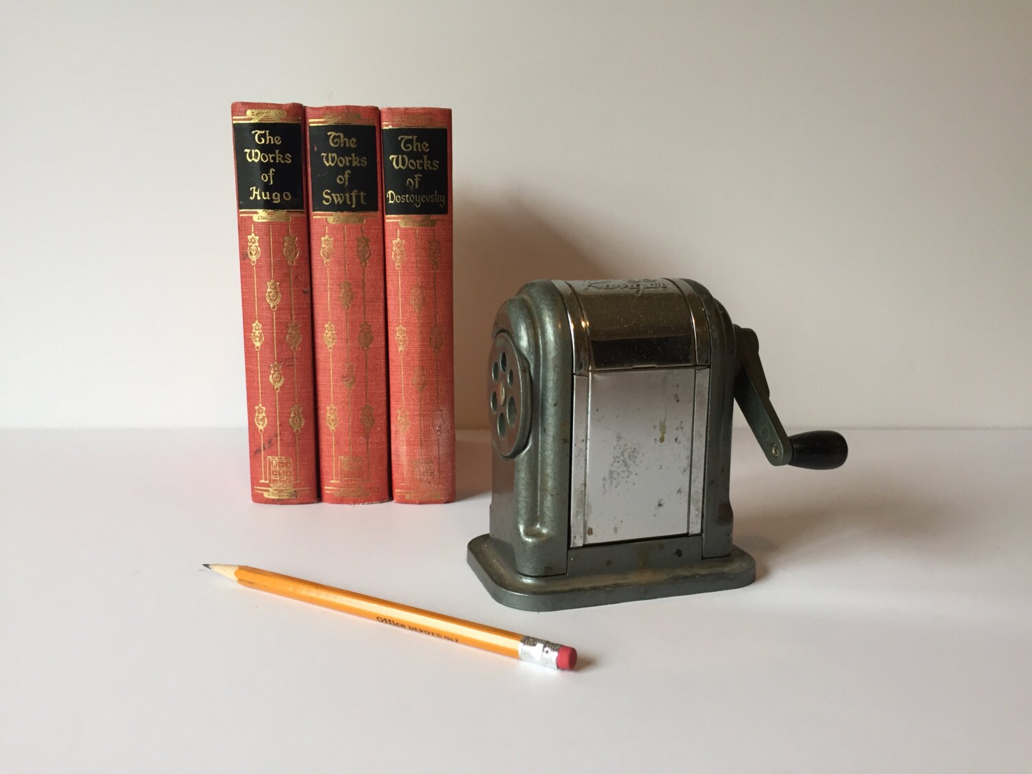 Vintage Boston Pencil Sharpener Metal Boston Ranger 55