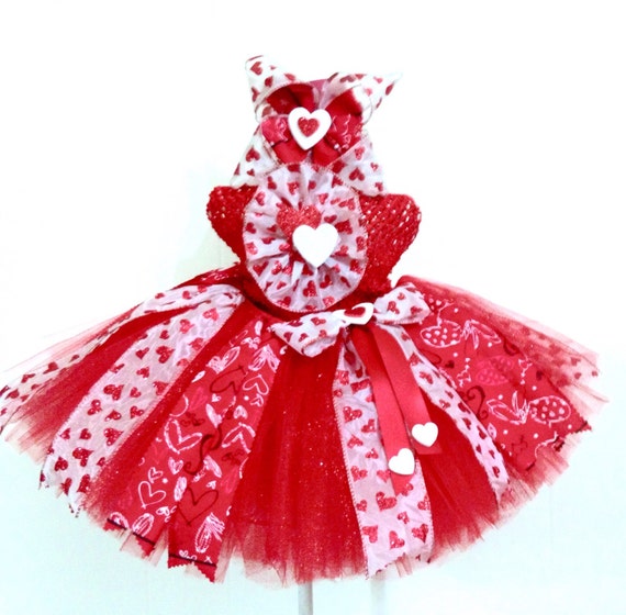 Valentines Day Tutu Perfect For Pageant Wear Outfit Of 