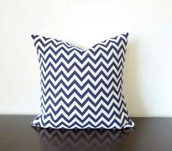 Midnight Blue Decorative Pillows Geometric Pillows by JeTashi