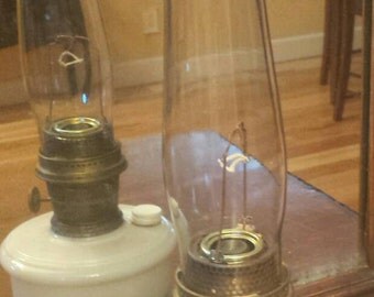 Vintage Aladdin Oil Lamp Milk Glass NU-TYPE Model B