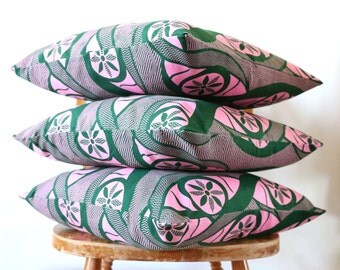 Set of 3 African Pillow Covers - African Print Pillow Cases - Decorative Pillow Cases - Cushion Covers - African Home Decor