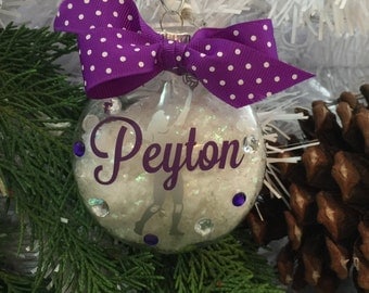 Volleyball Ornament, Personalized