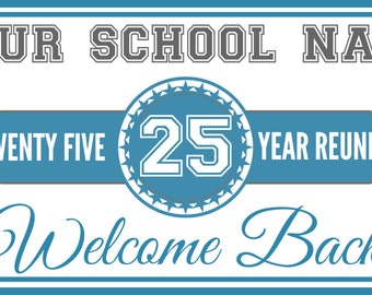 Welcome Back Class Reunion Banner 