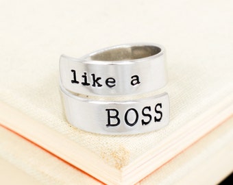 Like A Boss Wrap Ring