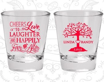 Shot Glass (C326) Personalized Shot Glasses, Shot Glasses, Wedding Shot Glasses, Custom Shot Glass, Wedding Favor Shot Glasses
