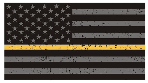 6 Dispatch and Communications Thin Gold Line Flag