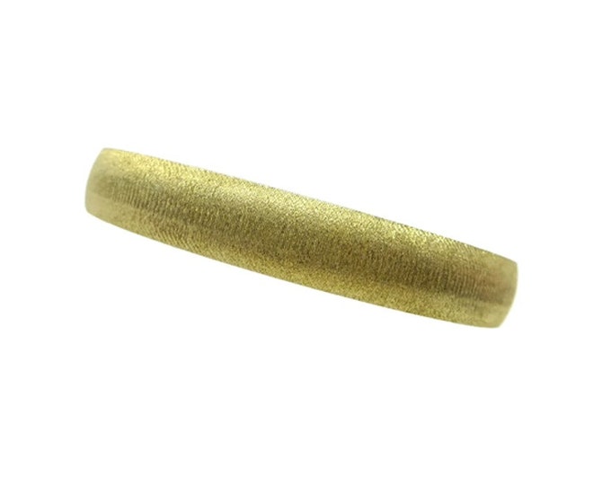 Vintage Monet Gold Tone Bangle, 1980s Bracelet Classic Matte Gold Finish Bangle, Gift for Her