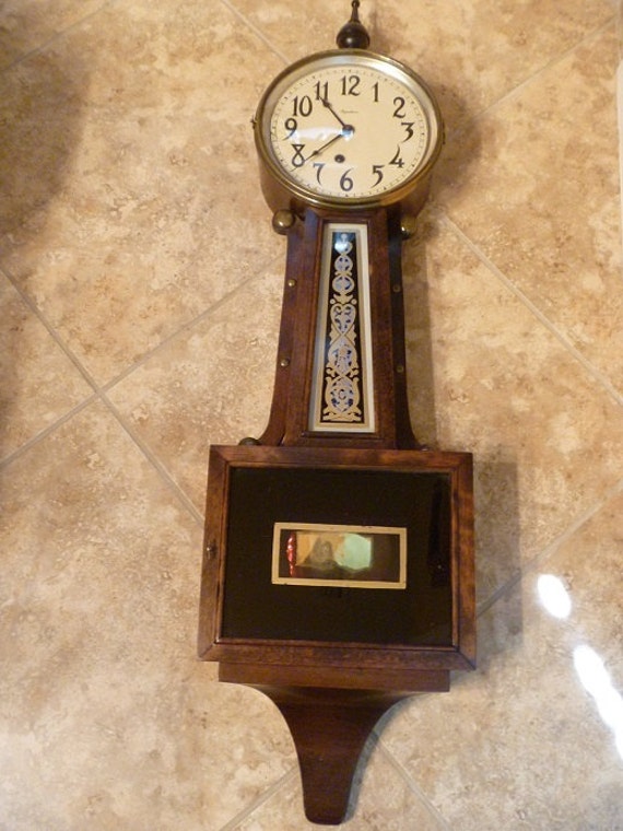 Ingraham Banjo Nyanza Clock