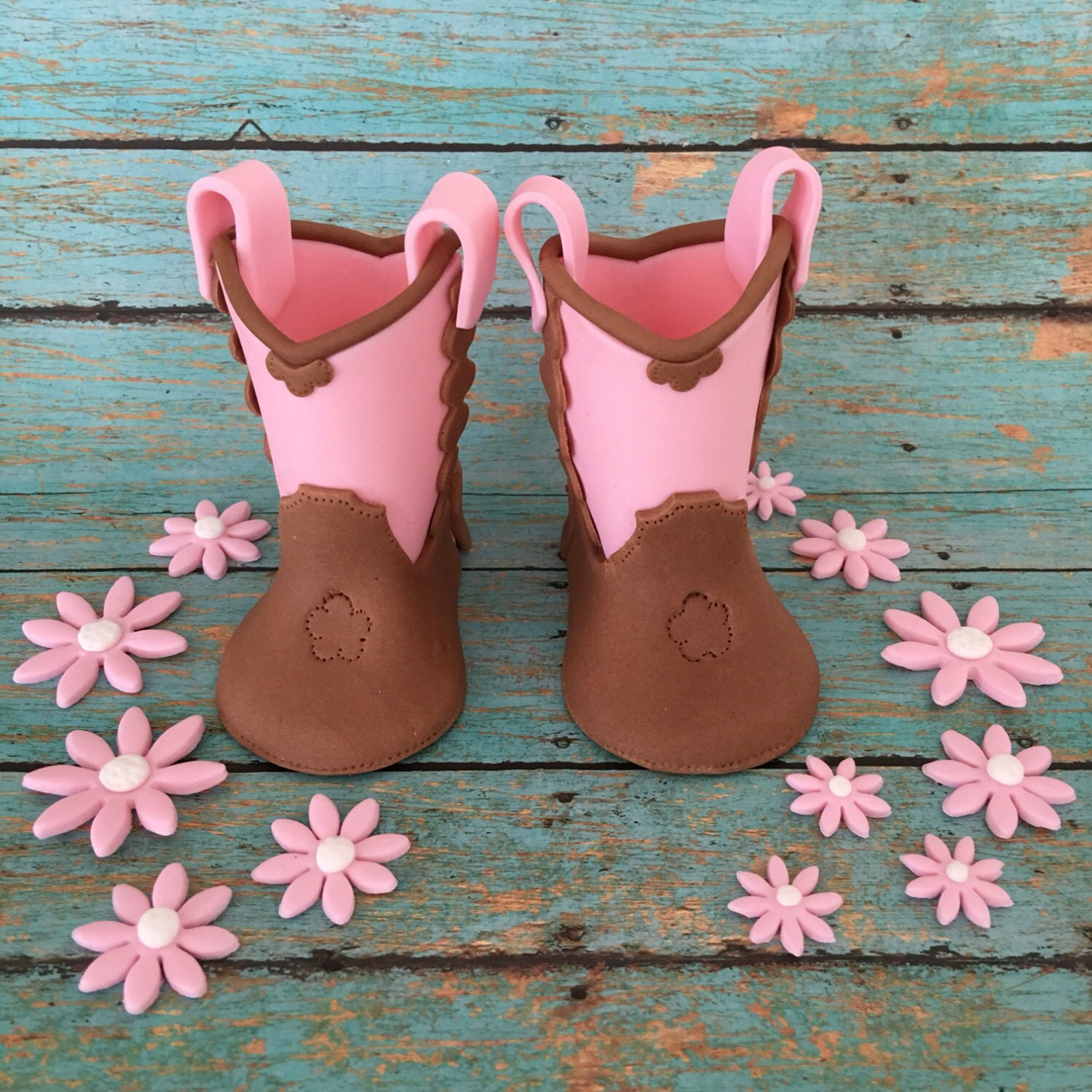 Fondant cowgirl or cowboy boots