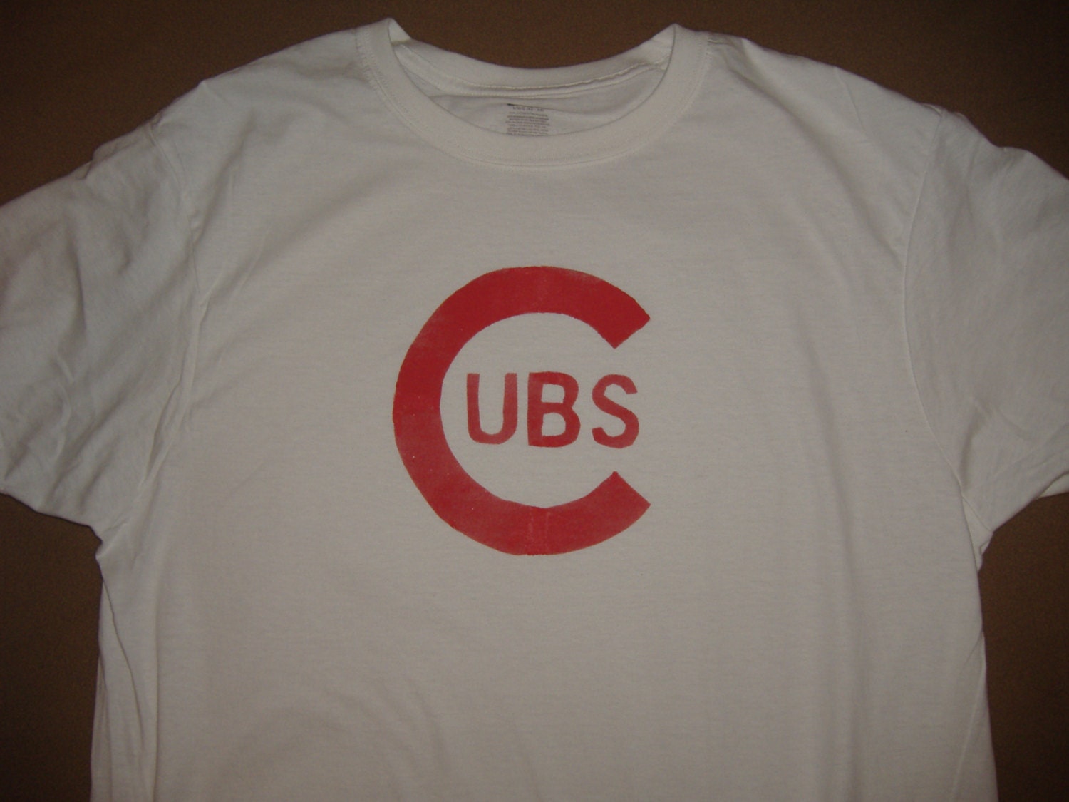Chicago Cubs 1969 logo hand painted new unisex size extra