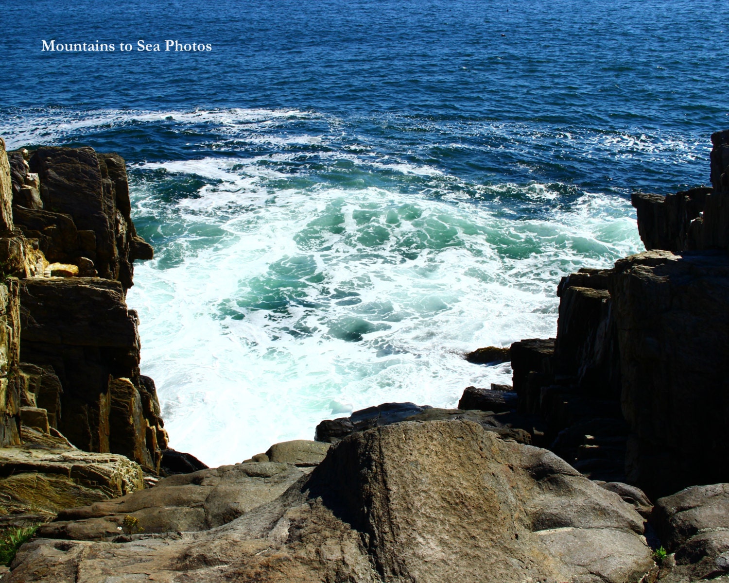 Coastal Maine  Atlantic Ocean  8x10 landscape photo ocean 