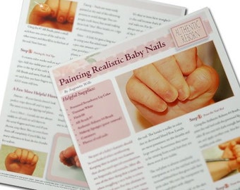 PaiNtiNg ReALiStiC BaBy'S NaiLs TuToRiAL