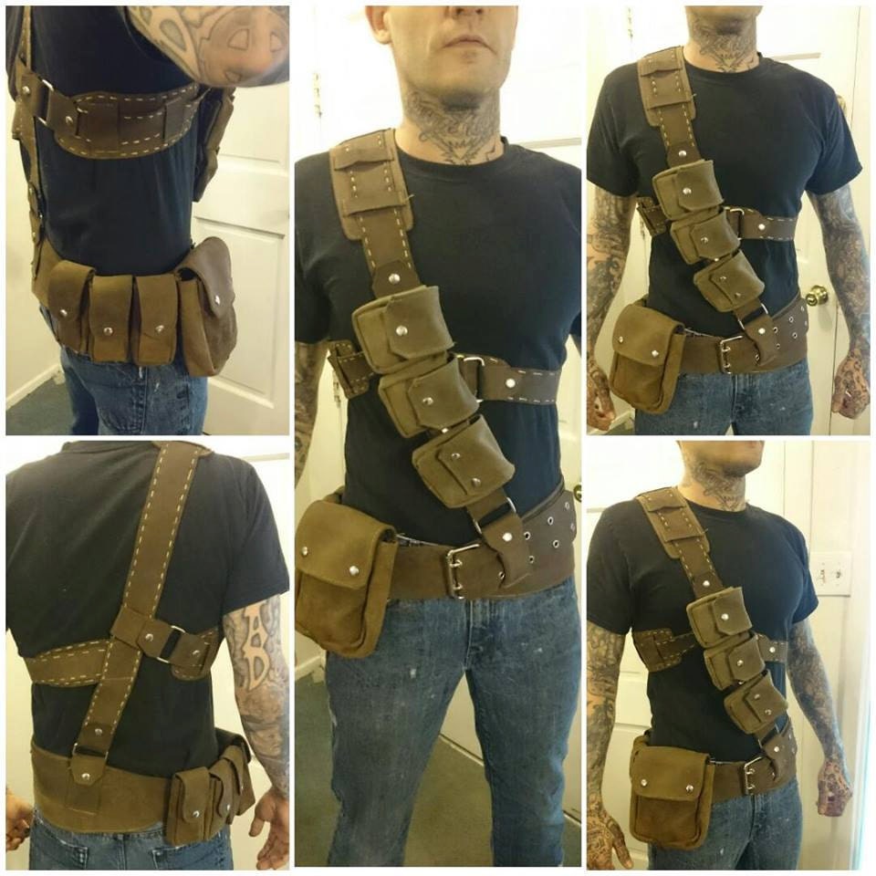 Fallout 4 Inspired Leather Chest Piece Harness Kit