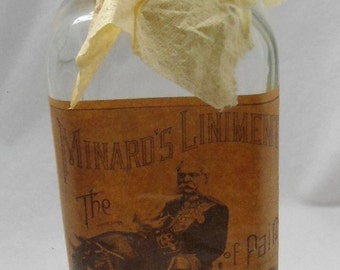 Liniment bottle | Etsy