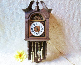 Wall Hanging Grandfather Clock grandfather's clock | etsy Wall Hanging Grandfather Clock grandfather's clock | etsy