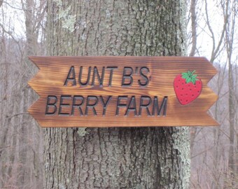 Garden Sign, Personalized sign, Custom sign, Handmade Rustic Wood Garden Sign, Rustic Finish