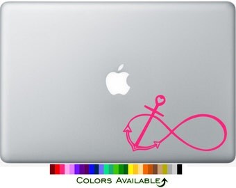Anchor Infinity Laptop Decal