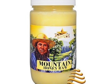 Amish Mountain Raw Unfiltered Kosher Honey 1Lb