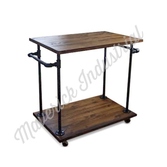 Industrial Kitchen Cart Bar Cart Serving by MaverickIndustrial