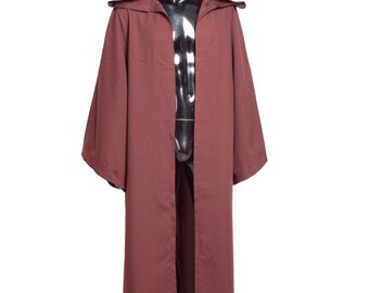 Brown Star Wars Jedi Robe Cloak UK Sizes S/M/L/XL/2XL