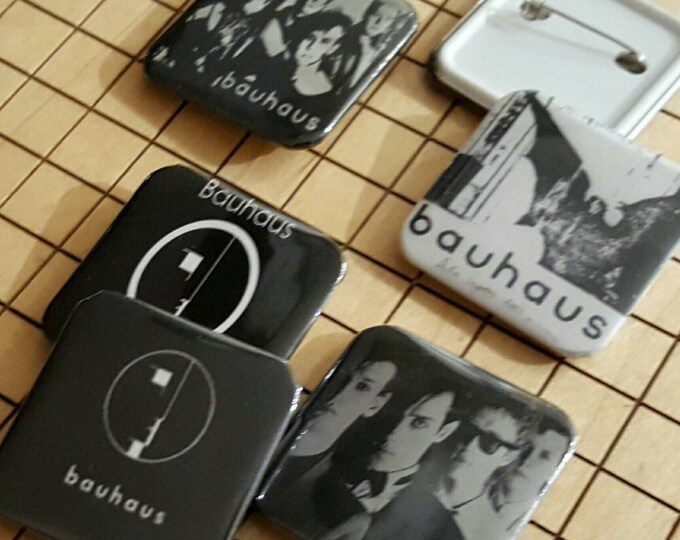 Button Pins, Bauhaus, Pin Backs, Backpack Pins, Photo Pins, Pins And Brooches