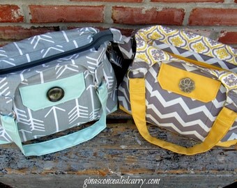Concealed Carry Purse, Concealed Carry Purses, Choose Your Own Fabric, Handbag, Made in MO, USA