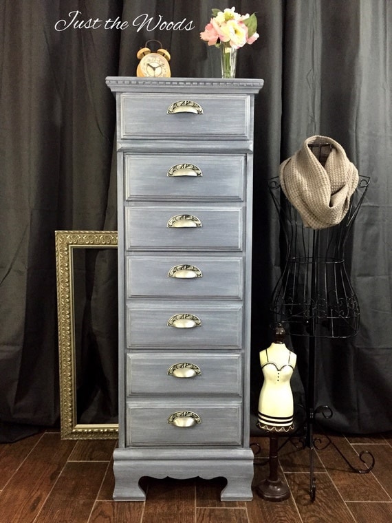 SOLD Vintage Lingerie chest turned gray