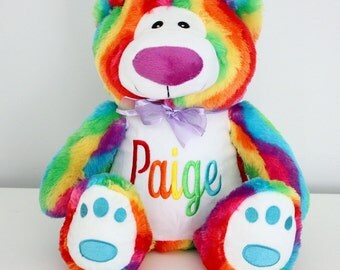 teddy bears and rainbows