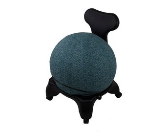 55cm Balance Ball Cover, Exercise Ball Cover, Yoga Ball Cover, Fitness Ball Cover, Fair Trade - Sage Rhapsody