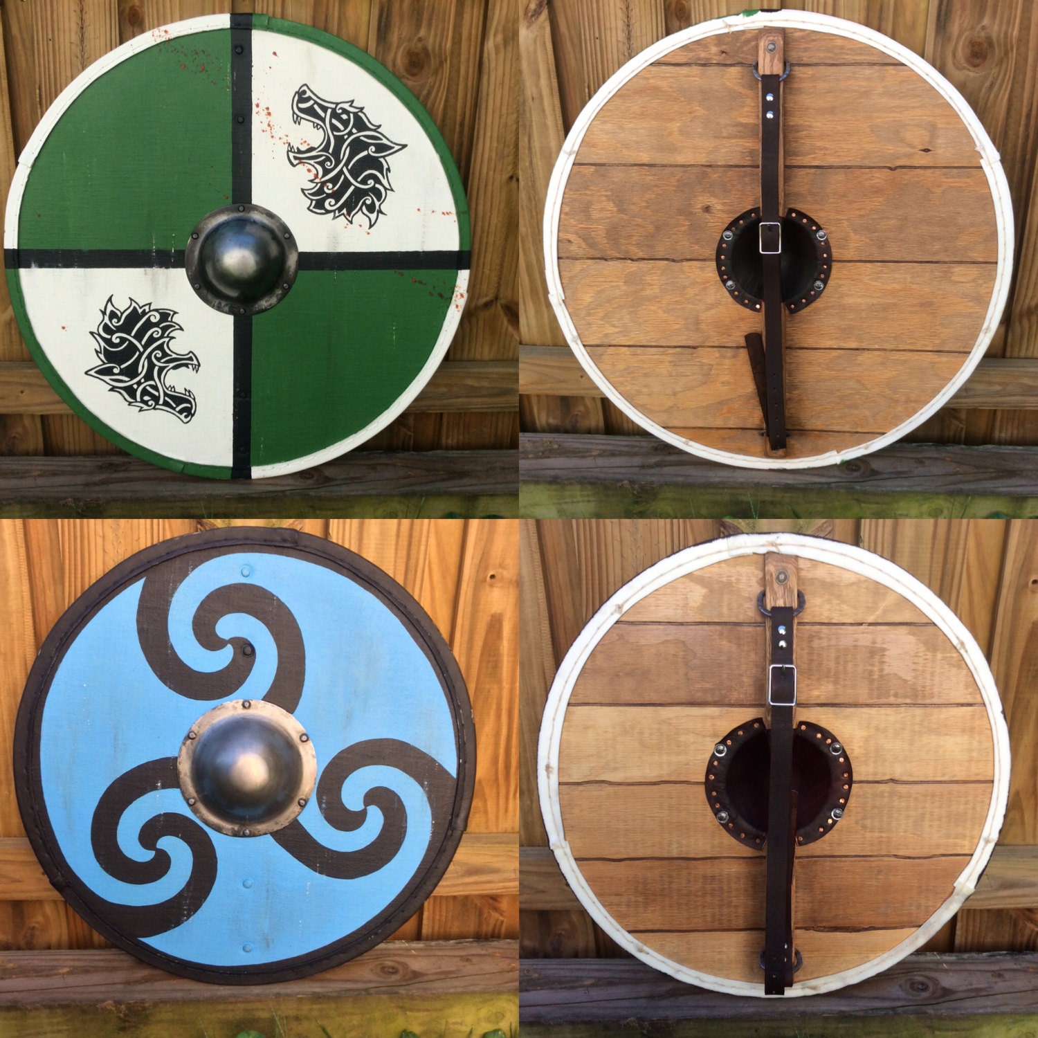 Viking Shield Medieval Reenactment Larp by IGNITEDArtsDesign