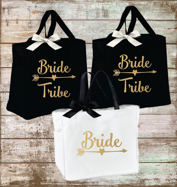 Bride Tribe Bridesmaid Personalized Bridal Tote by EverlyGrayce