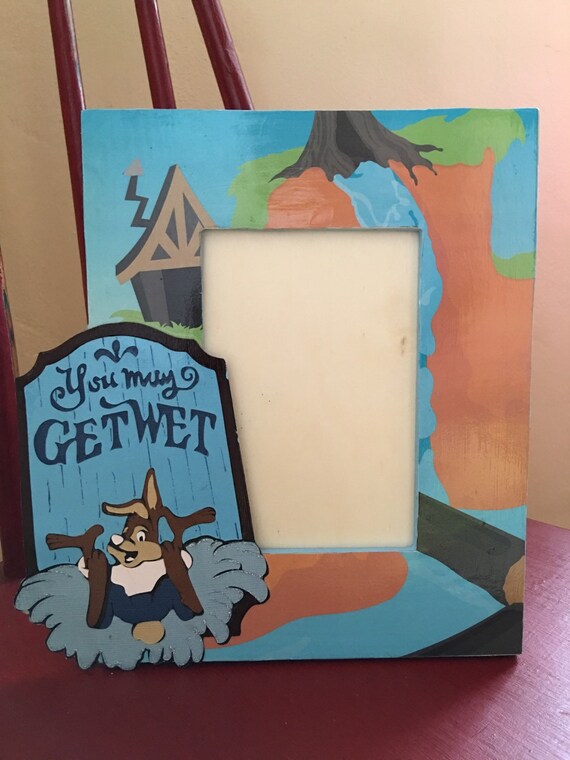 Disney Splash Mountain inspired picture frame Disney Memories