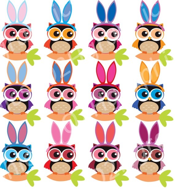 free easter owl clip art - photo #39