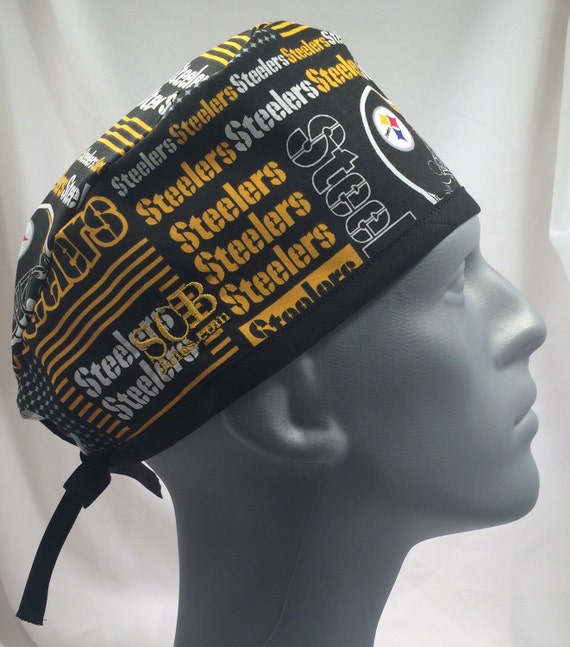 Pittsburgh Steelers Surgical Scrub Cap in by scrubcapsbyjuless