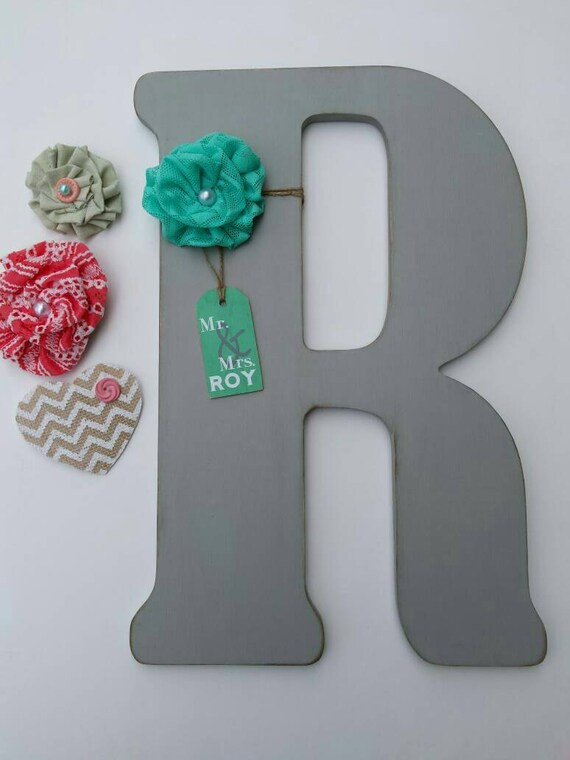 Wood Letter Embellishments Interchangeable Embellishments