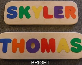 Wooden Name Puzzle - Handmade, name puzzle, custom name puzzle, personalized puzzle, wooden toys, wooden puzzle, puzzles for kids