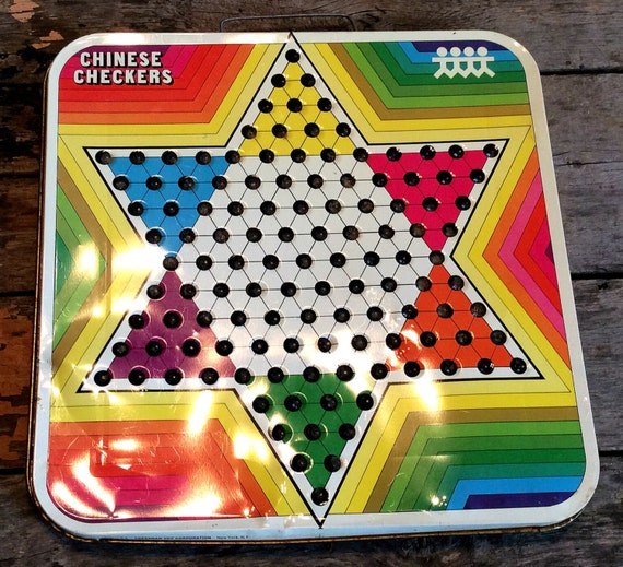 vintage chinese checkers set