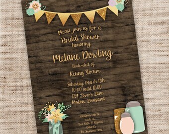 Country Chic Bridal Shower Invitations 5