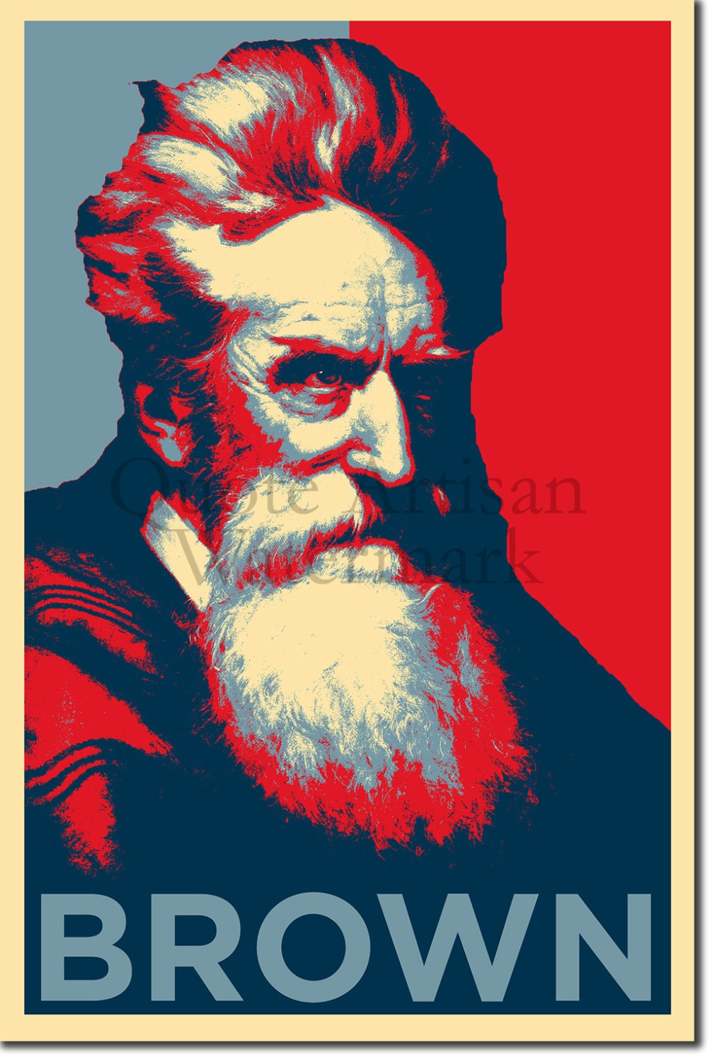 John Brown Abolitionist Original Art Print 12x8 Inch Photo