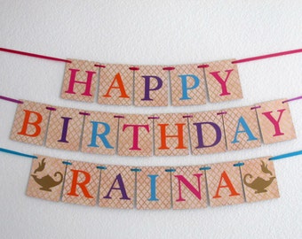 Genie Birthday Banner Moroccan Birthday Banner Genie Birthday Genie Party Moroccan Birthday Moroccan Party Moroccan Banner Genie Theme Party